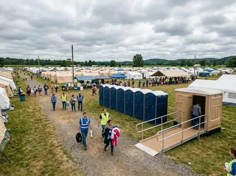 disaster-relief-camp-restrooms-010 — frequently asked questions, Dumpster & Portable Bathrooms Rental in Clayton, NC